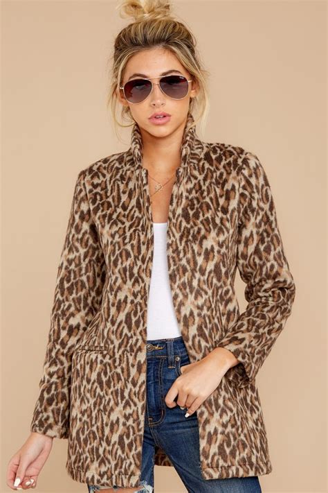 leopard coat long|lightweight leopard print coat.